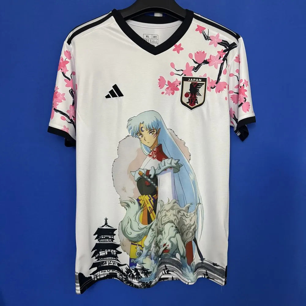 Maillot Japon T-shirt Adidas x Inuyasha – Édition Sakura & Inuyasha – Taille XL