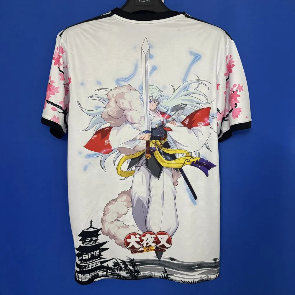 Maillot Japon T-shirt Adidas x Inuyasha – Édition Sakura & Inuyasha – Taille XL