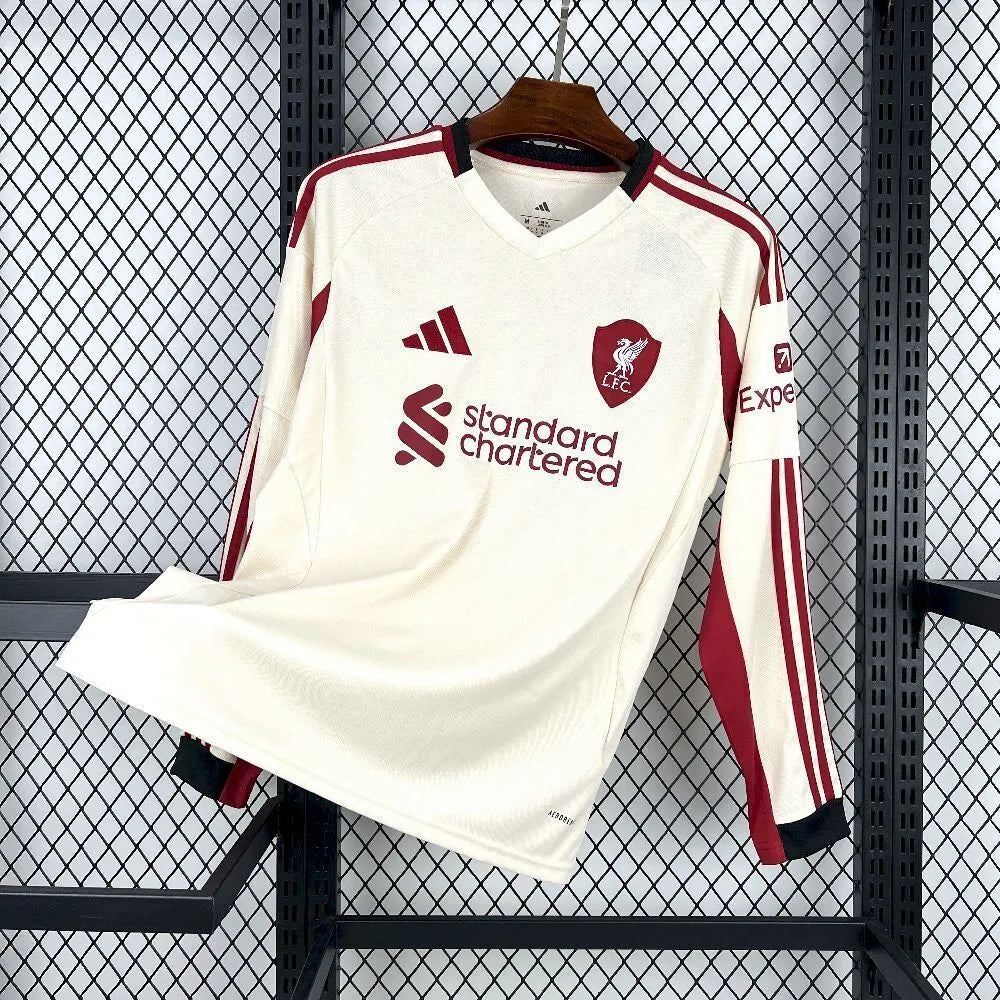 Maillot Liverpool extérieur manches longues 25/26