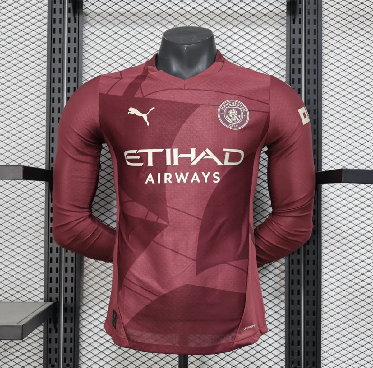 Maillot Manchester City 3e third Player Version Manches longues LS 2024/25
