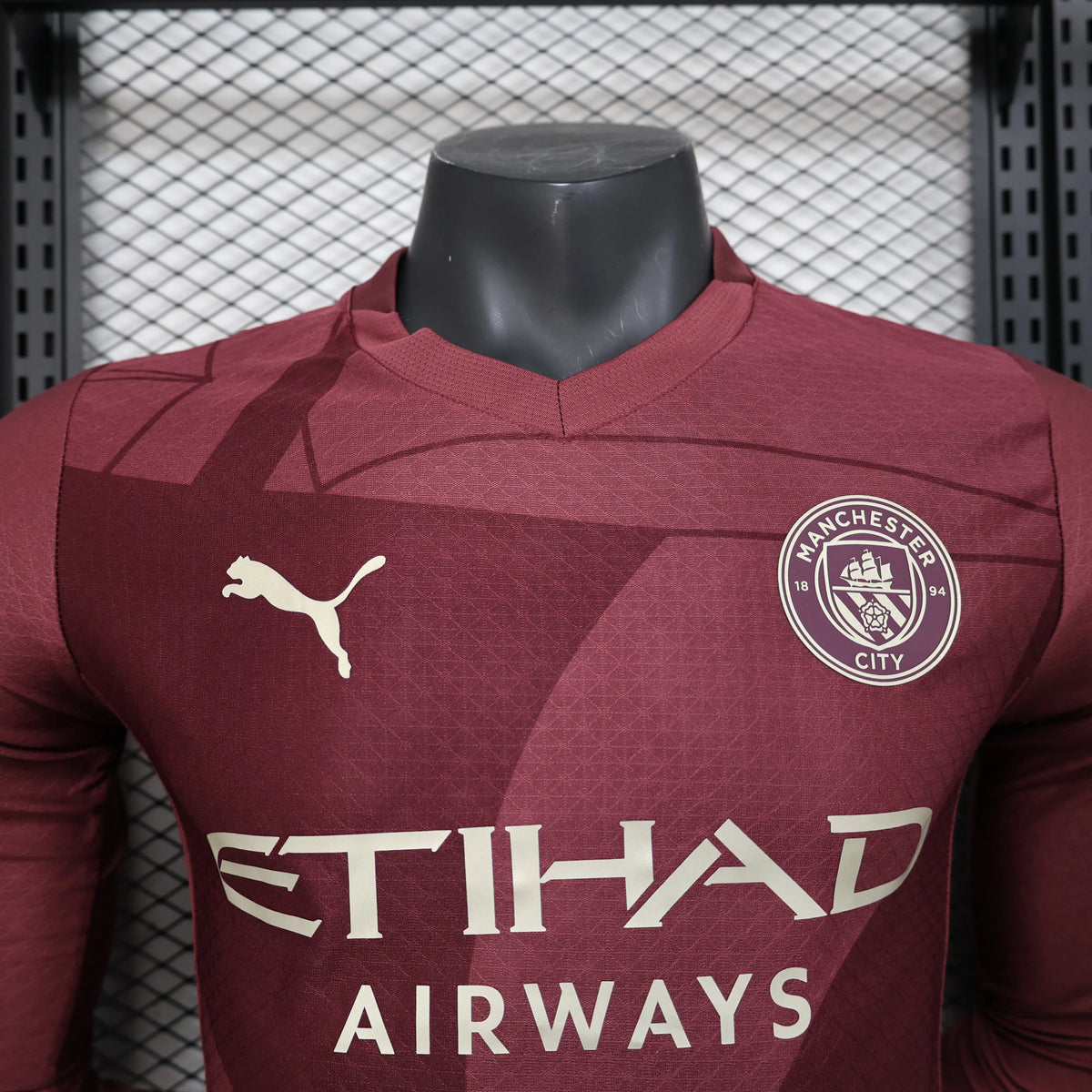 Maillot Manchester City 3e third Player Version Manches longues LS 2024/25
