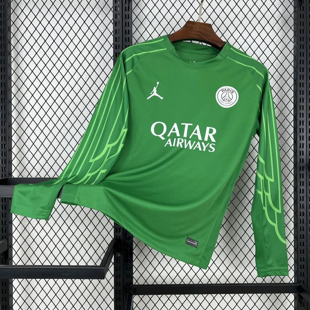 Maillot Paris Saint-Germain manches longues vert 25/26