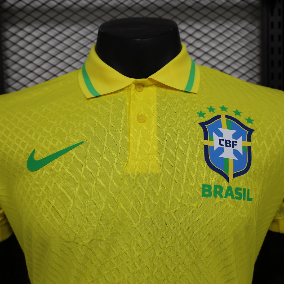 Maillot Polo Brésil Brazil Yellow Jaune Player Version 2024/25