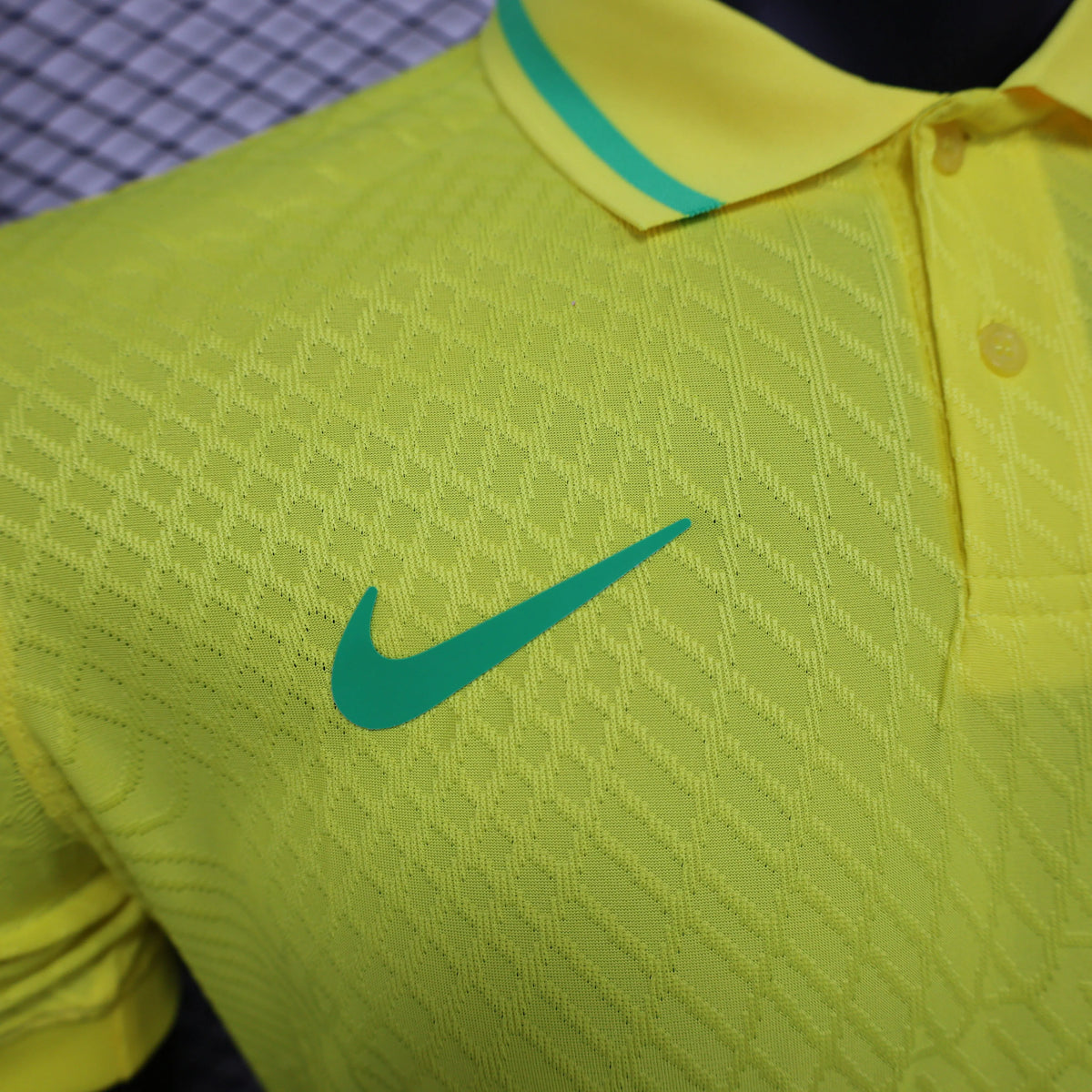 Maillot Polo Brésil Brazil Yellow Jaune Player Version 2024/25