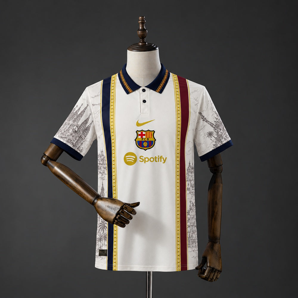 Maillot polo FC Barcelone édition spéciale Off-White 2026/27