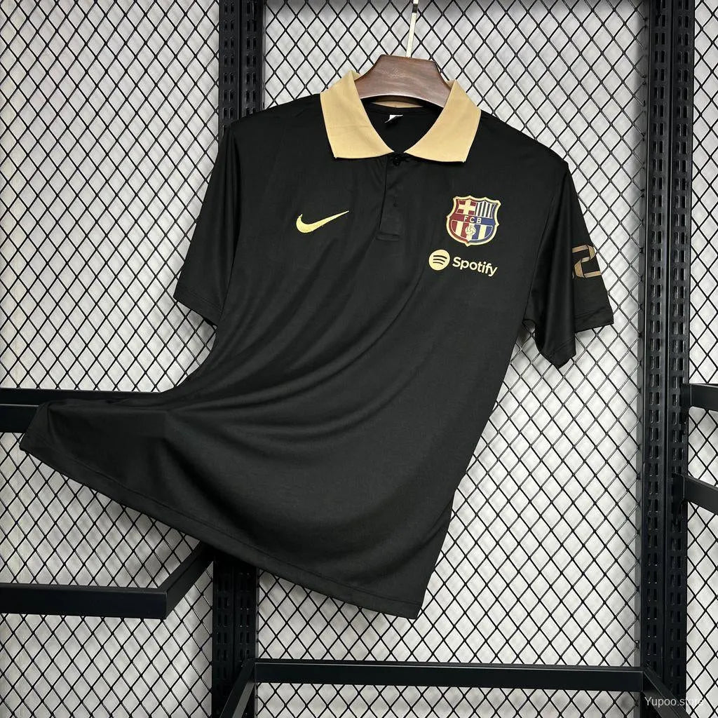Maillot polo football FC Barcelone Barcelona Black 2024/25