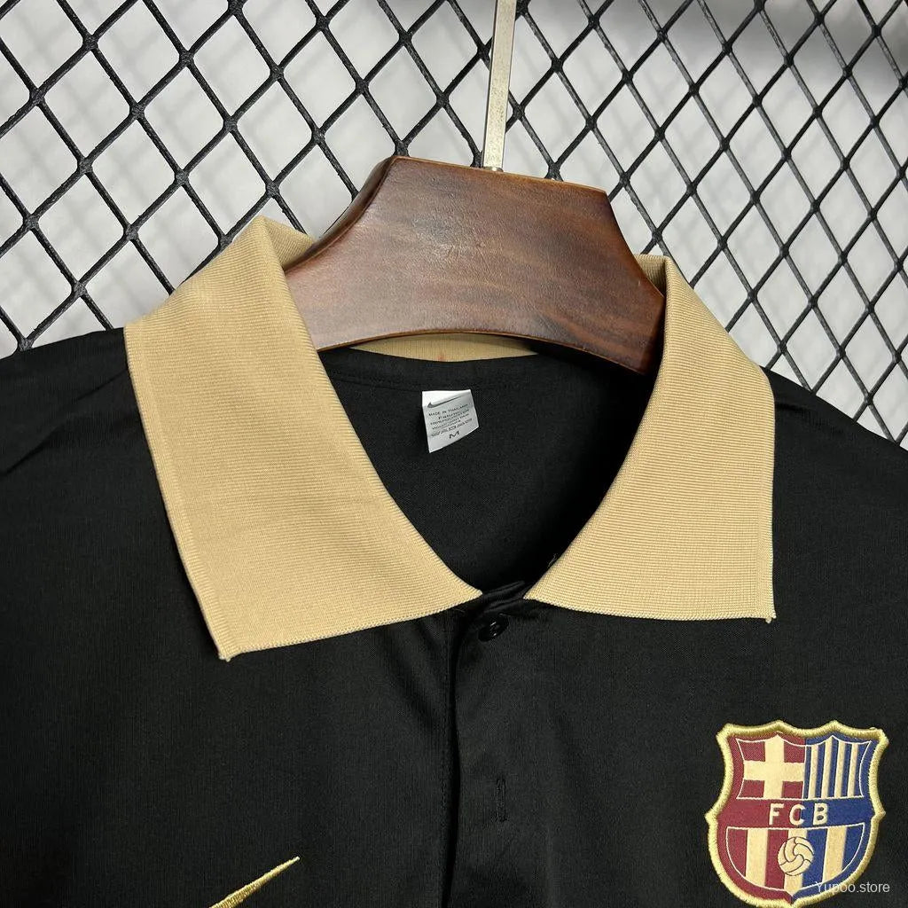Maillot polo football FC Barcelone Barcelona Black 2024/25