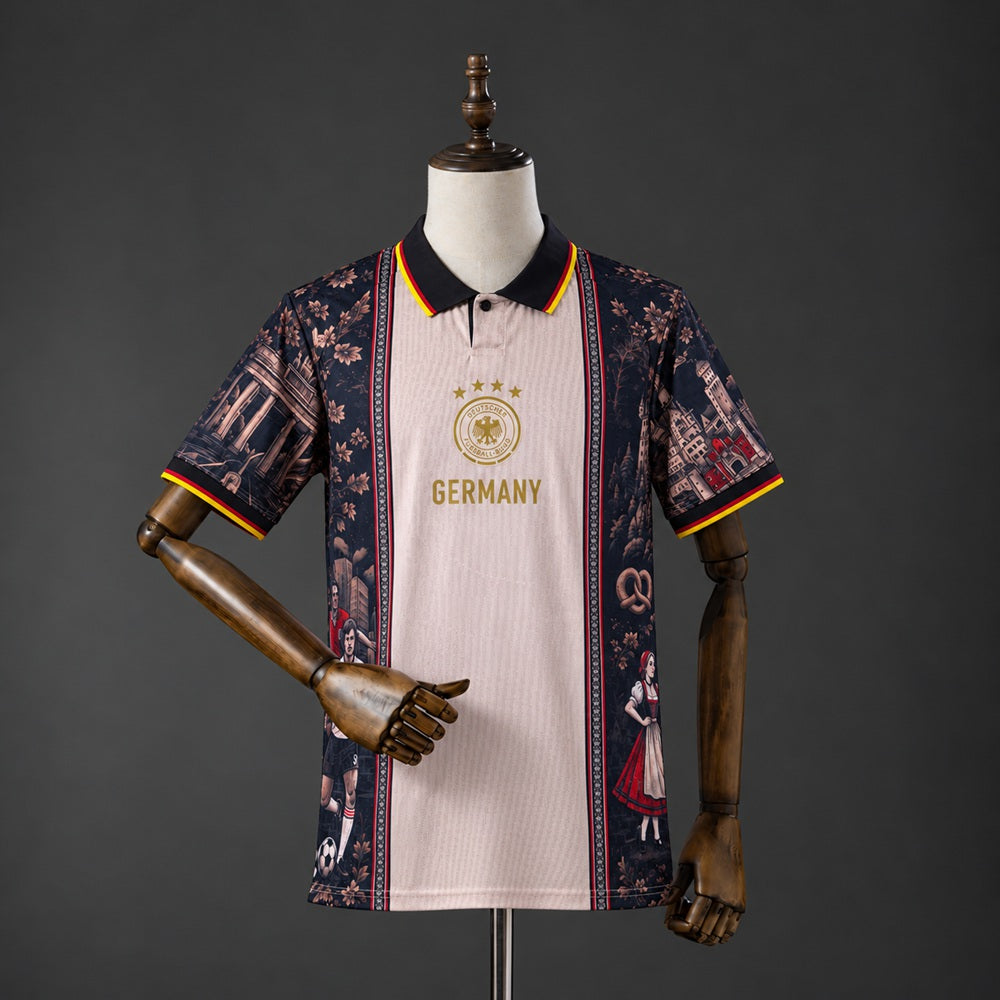Maillot polo rétro Allemagne édition spéciale or 2026/27