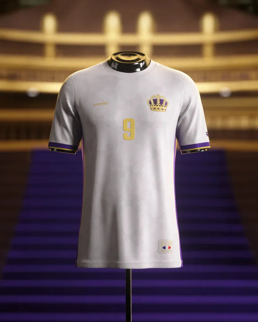 Maillot Real Madrid Comma football Karim Benzema * Player Version KING KARIM #9