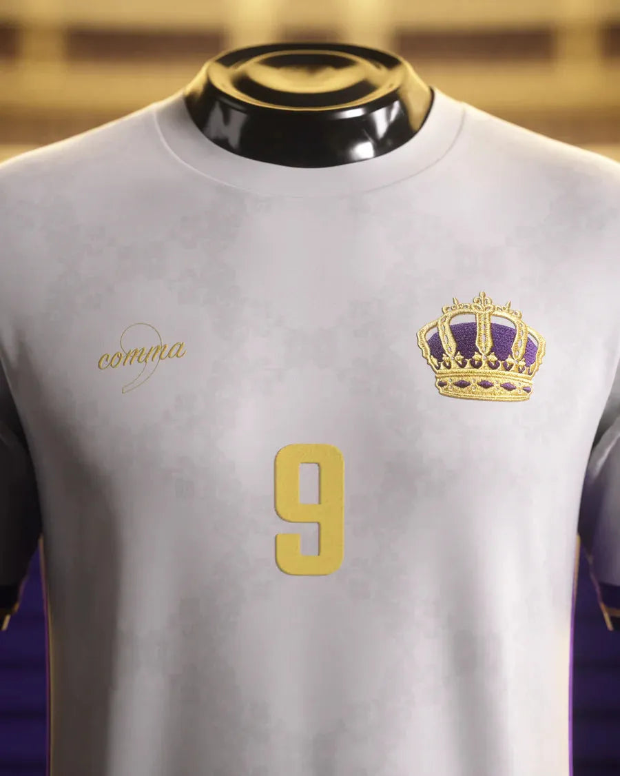 Maillot Real Madrid Comma football Karim Benzema * Player Version KING KARIM #9