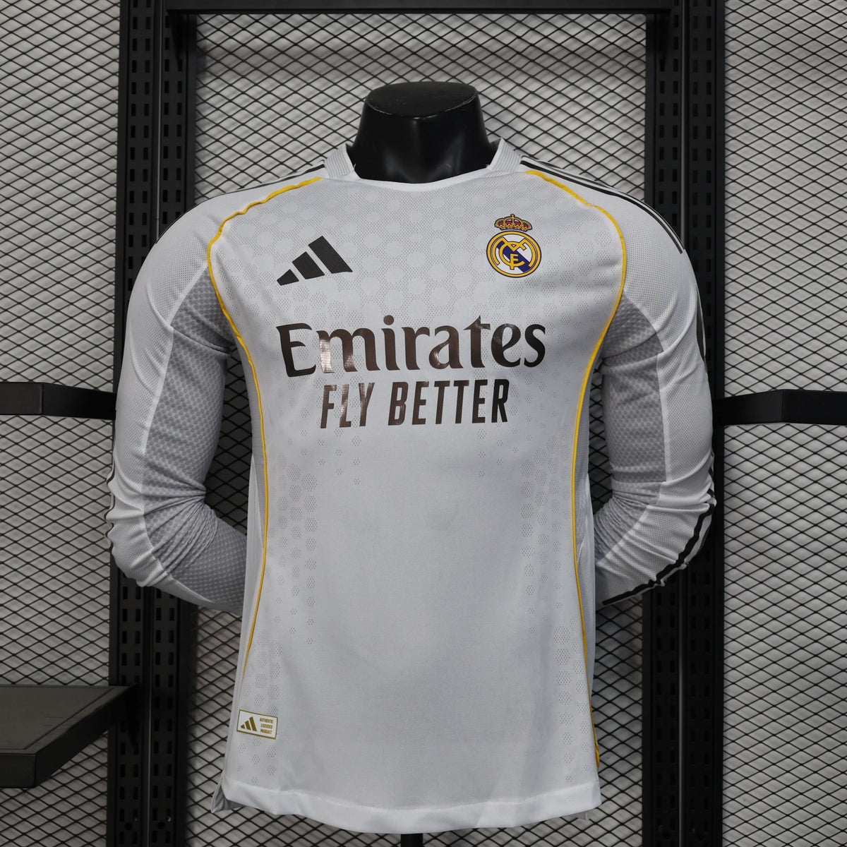 Maillot Real Madrid domicile Player Version manches longues 2025/26