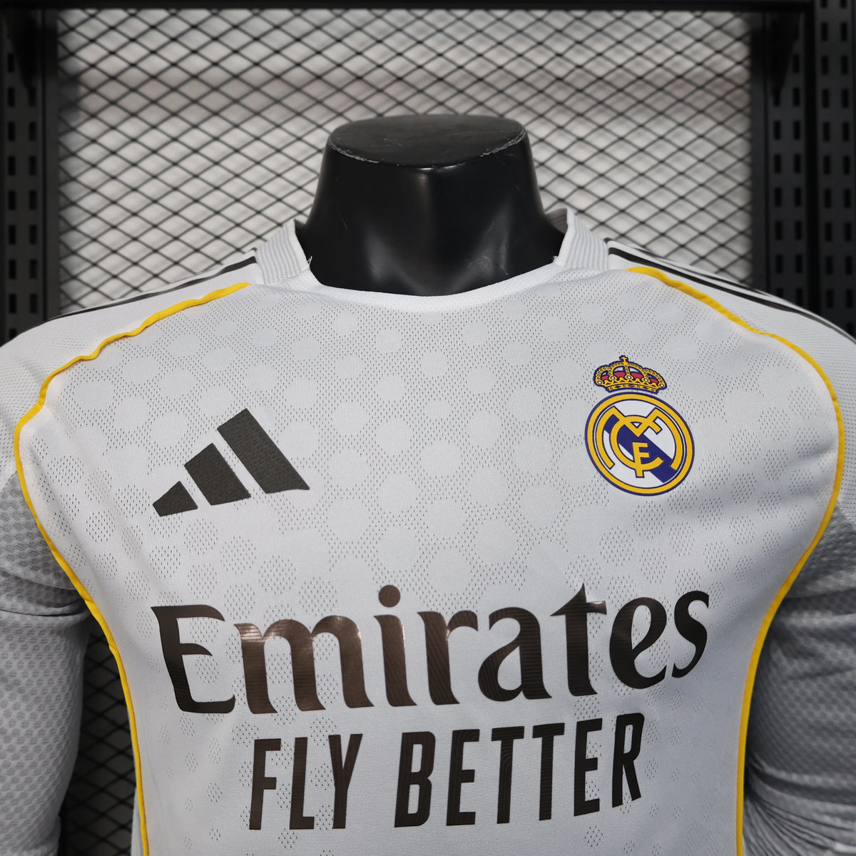 Maillot Real Madrid domicile Player Version manches longues 2025/26