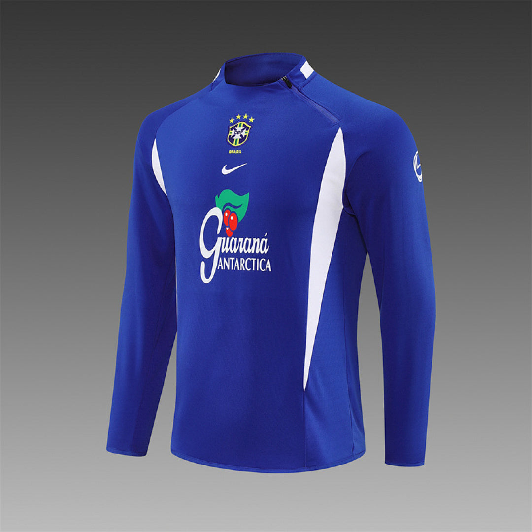 Maillot Retro Training Brésil 2002 - Manches Longues