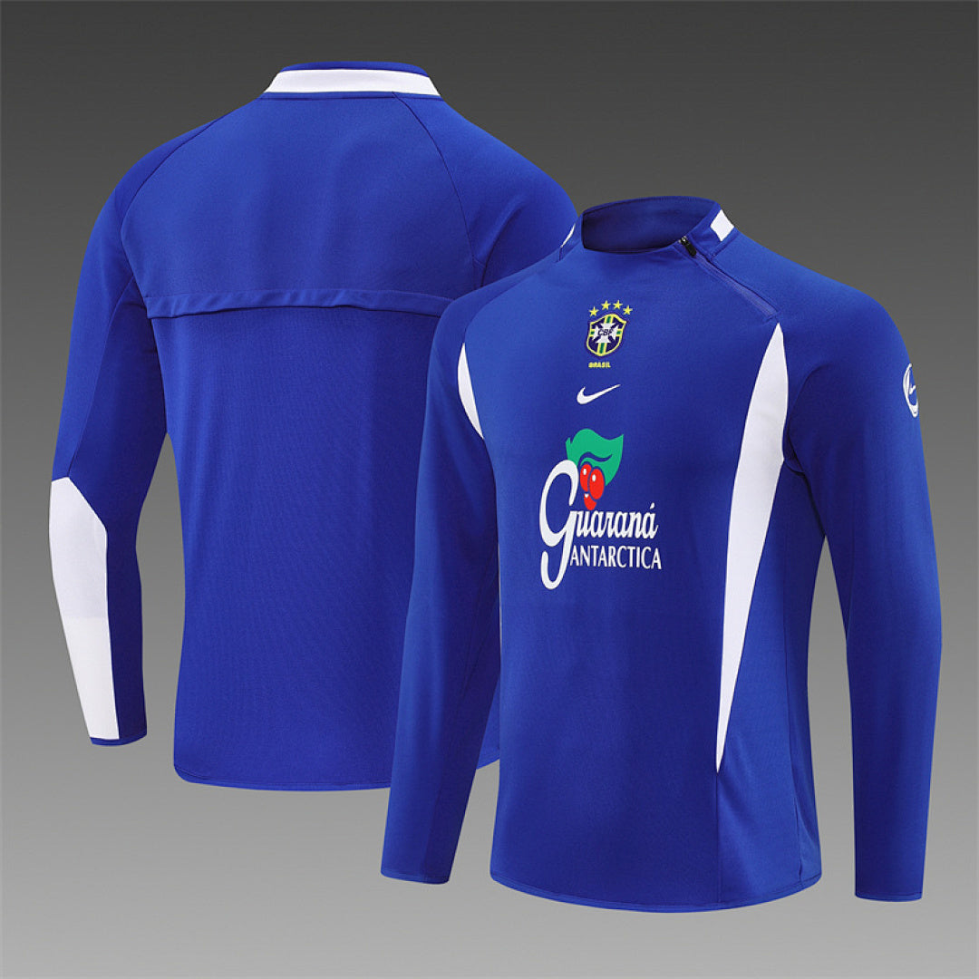 Maillot Retro Training Brésil 2002 - Manches Longues
