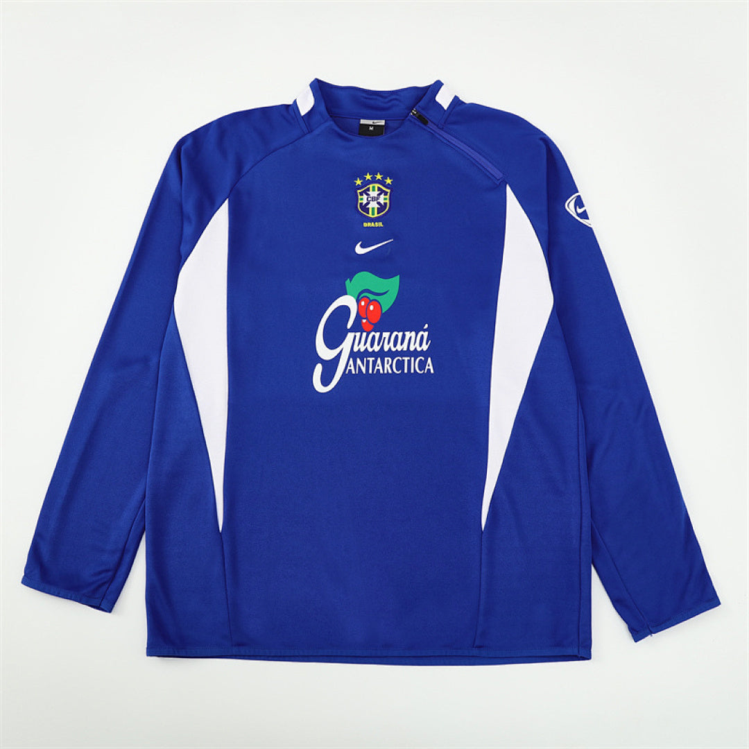 Maillot Retro Training Brésil 2002 - Manches Longues