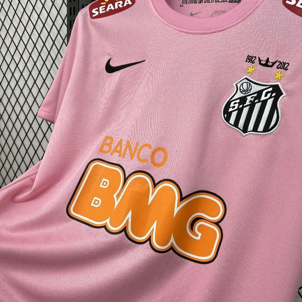 Maillot Santos retro 2011/2012 rose