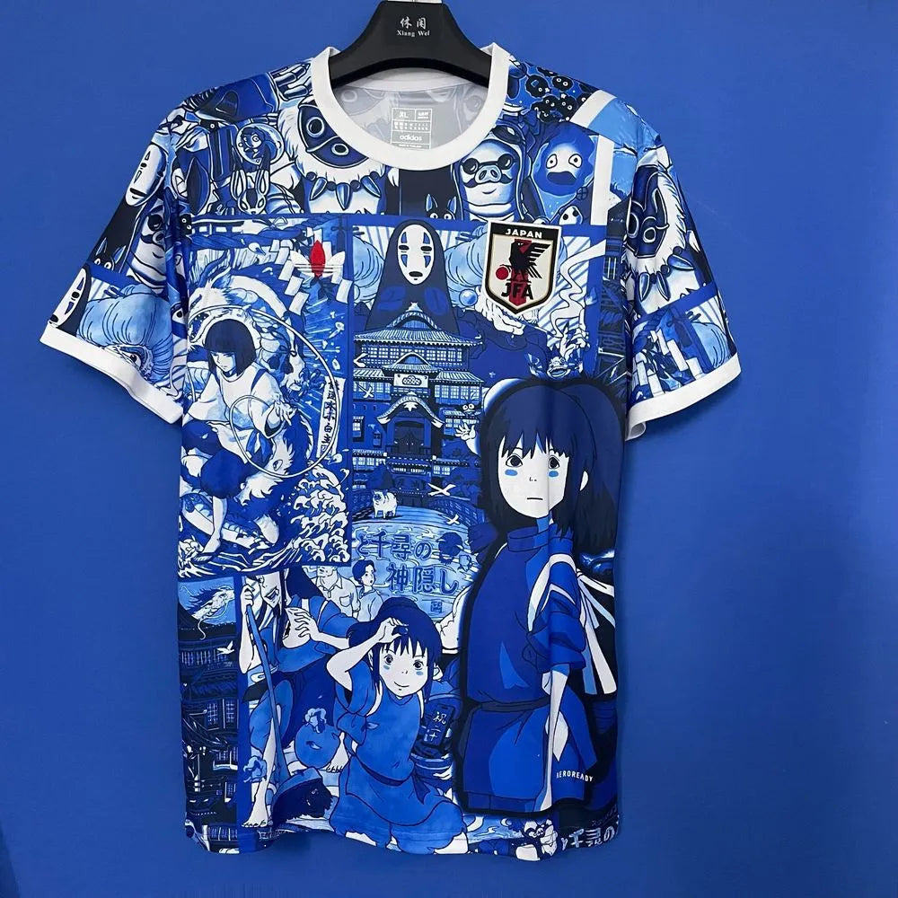 Maillot T-shirt Japon x Le Voyage de Chihiro – Spirited Away – Design Bleu