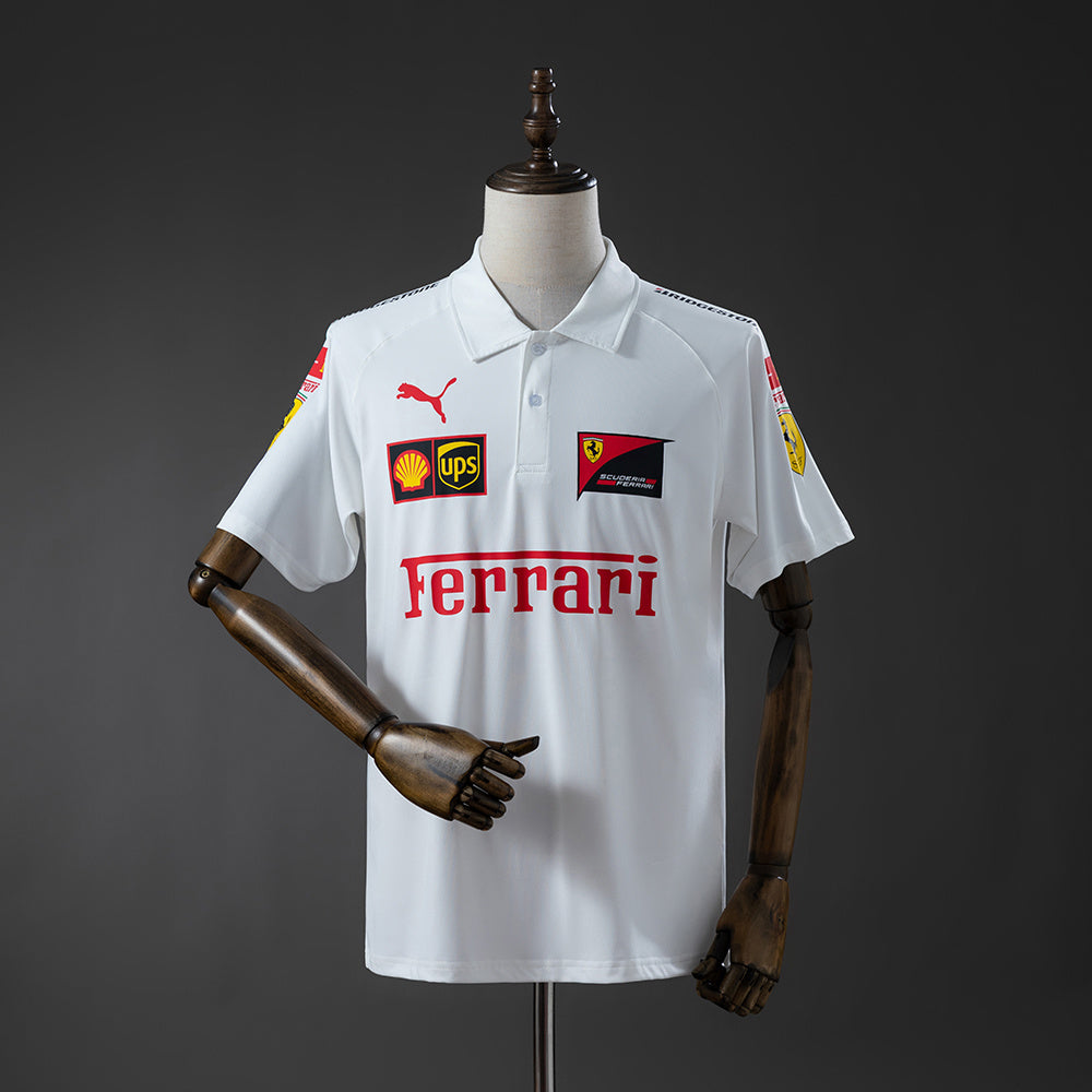 Polo Équipe Formula 1 2025 Blanc