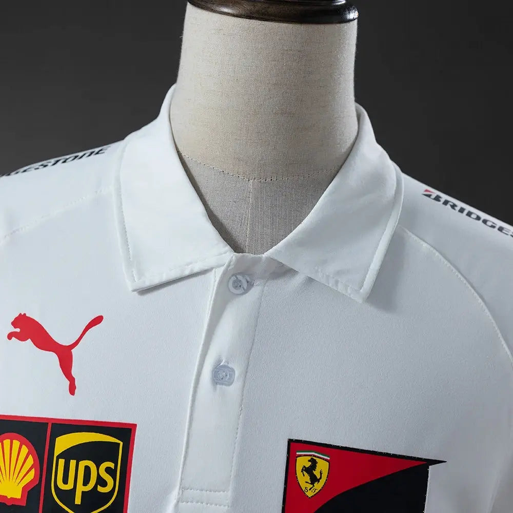 Polo Équipe Formula 1 2025 Blanc