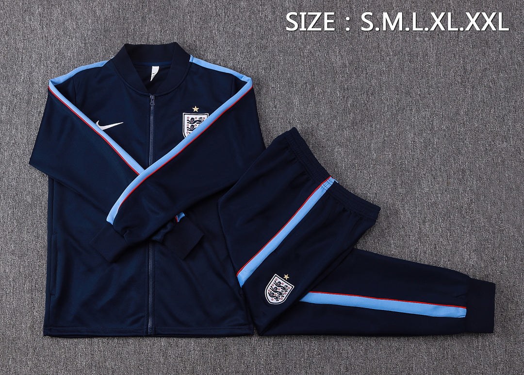 Survêtement Ensemble Jogging Angleterre England Bleu Roi