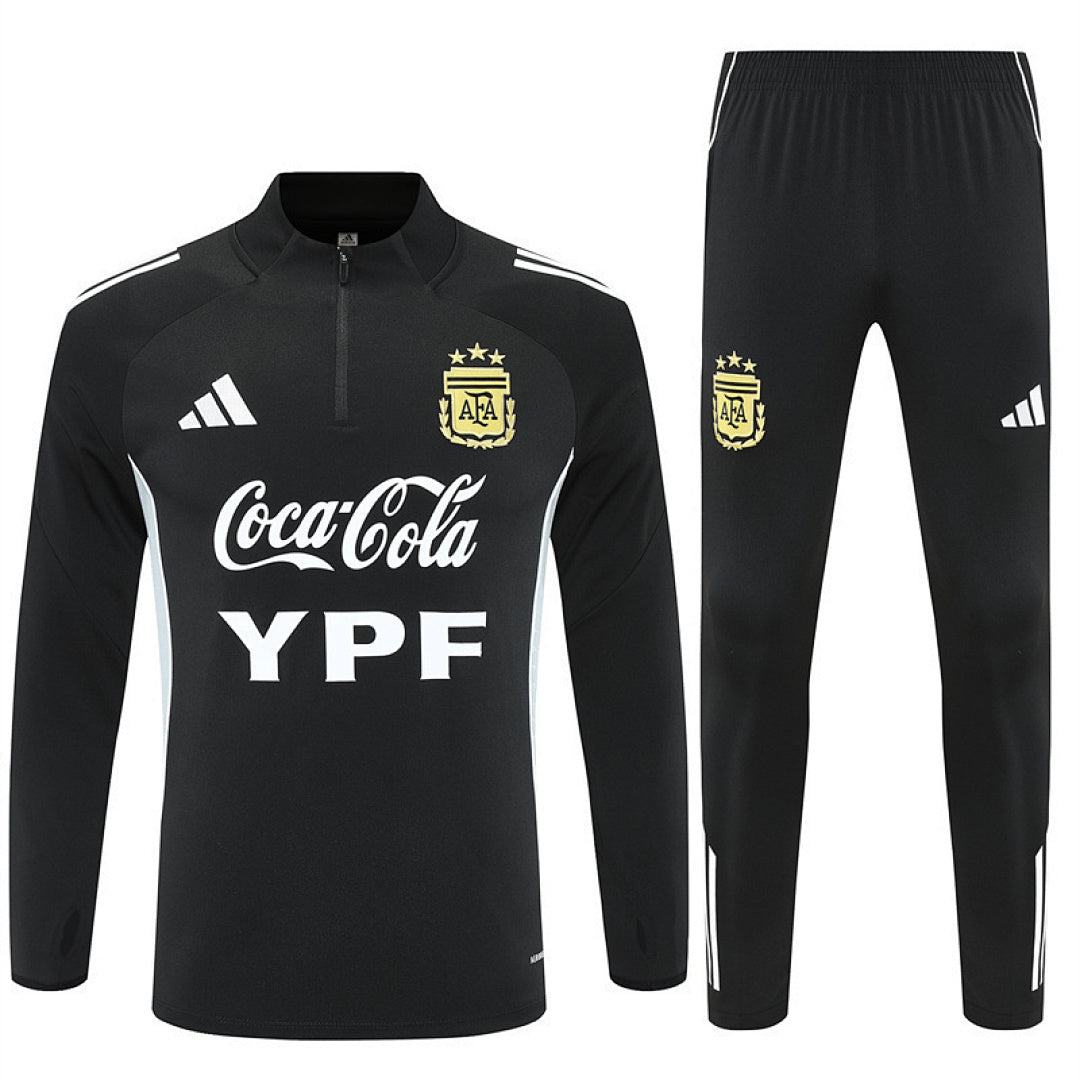 Survêtement Ensemble Jogging Argentine Argentina 2025/26 Noir