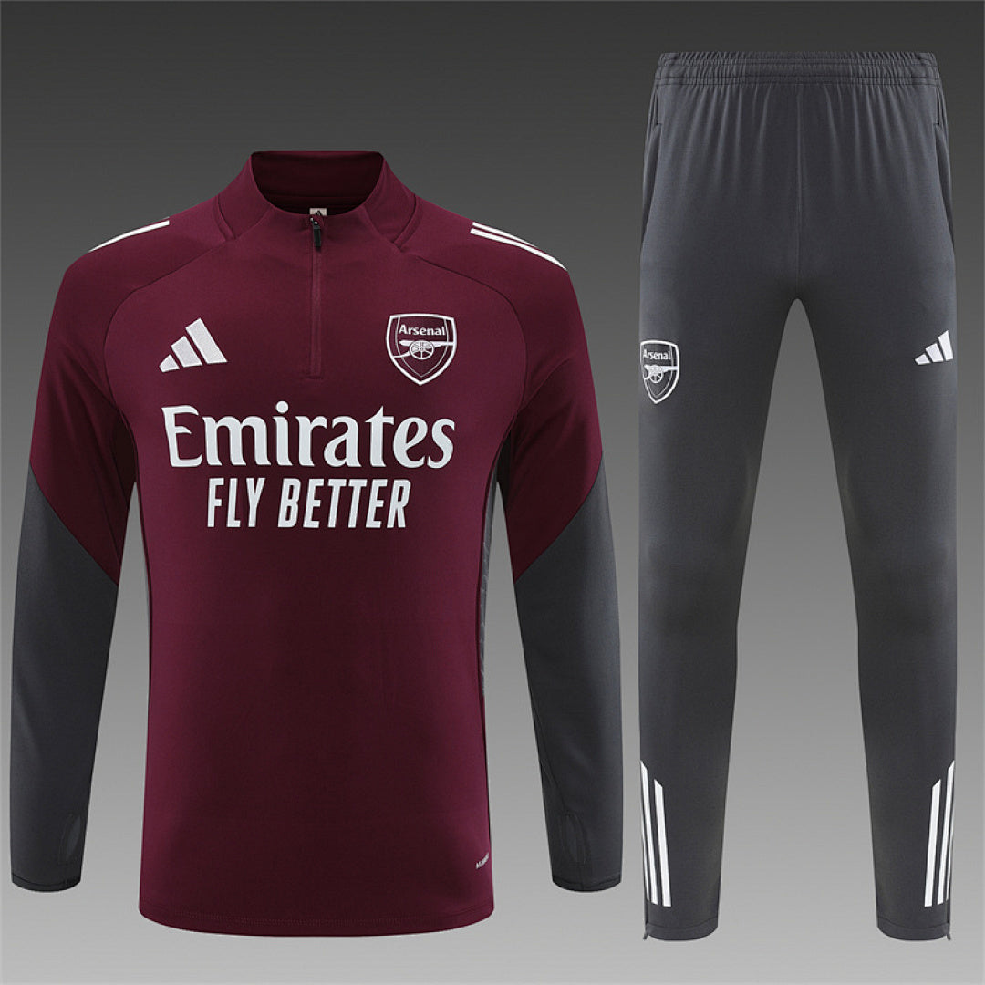 Survêtement Ensemble Jogging Arsenal 2025/26 Rouge - Adulte