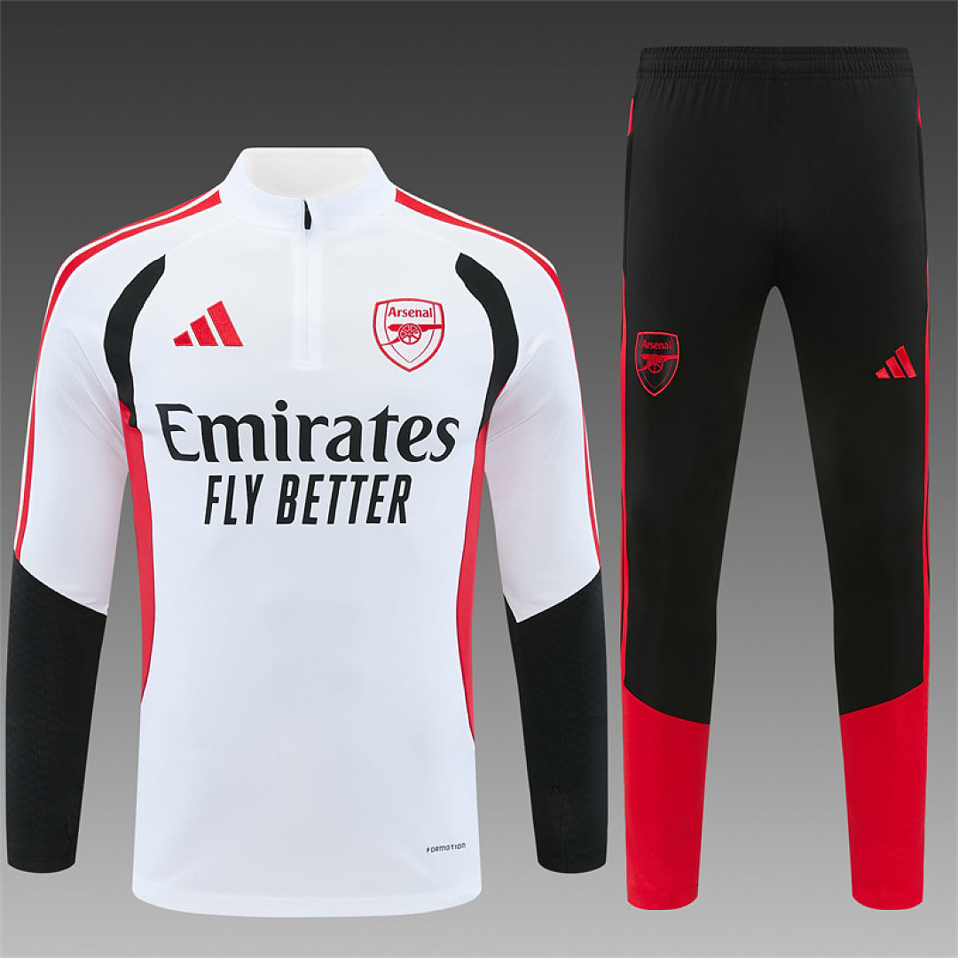 Survêtement ensemble jogging Arsenal 2026/27 Blanc - Adulte/Enfant
