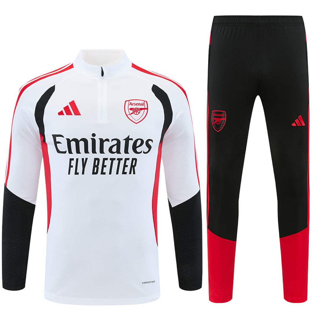 Survêtement ensemble jogging Arsenal 2026/27 Blanc - Adulte/Enfant
