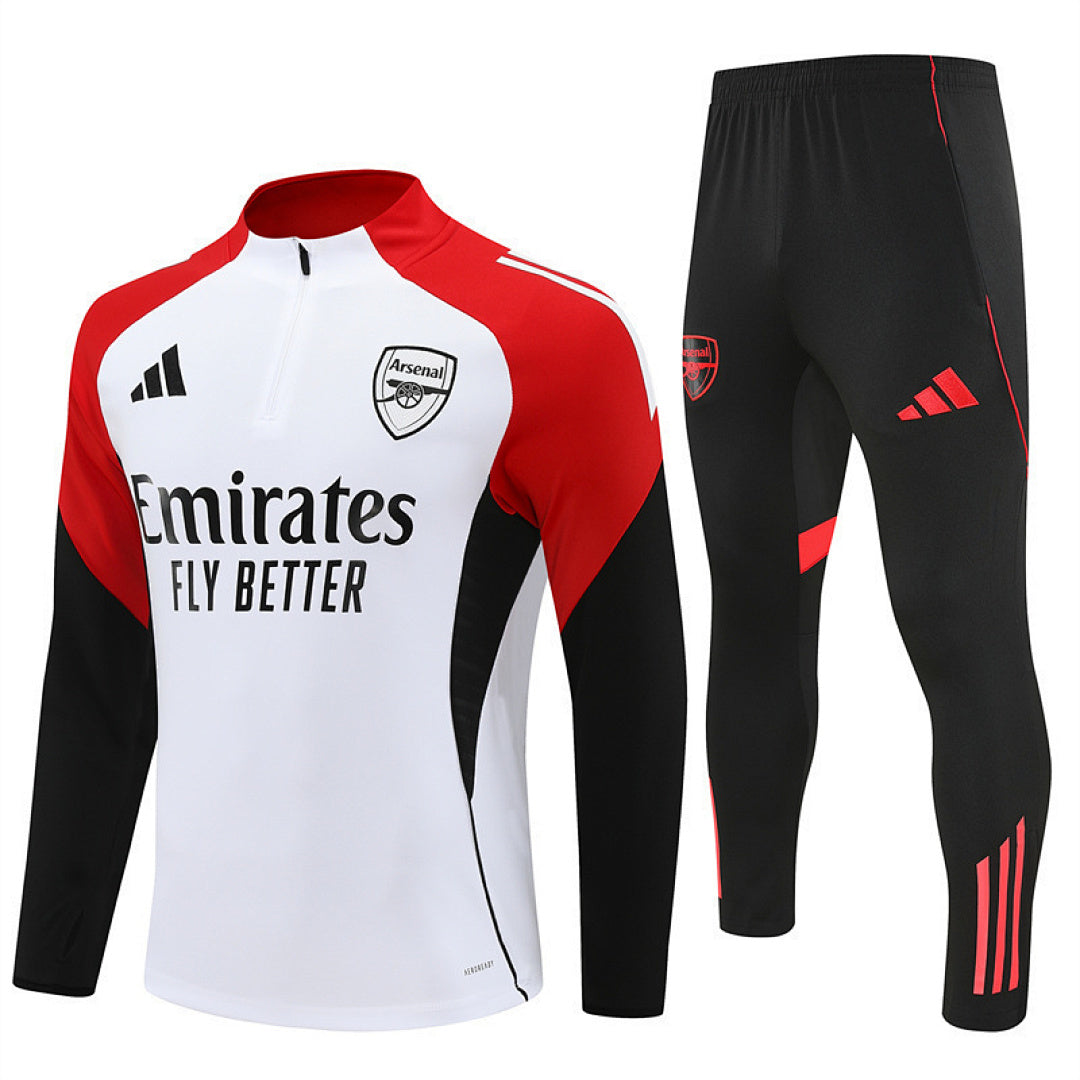 Survêtement ensemble jogging Arsenal Blanc 2025/26 - Adulte