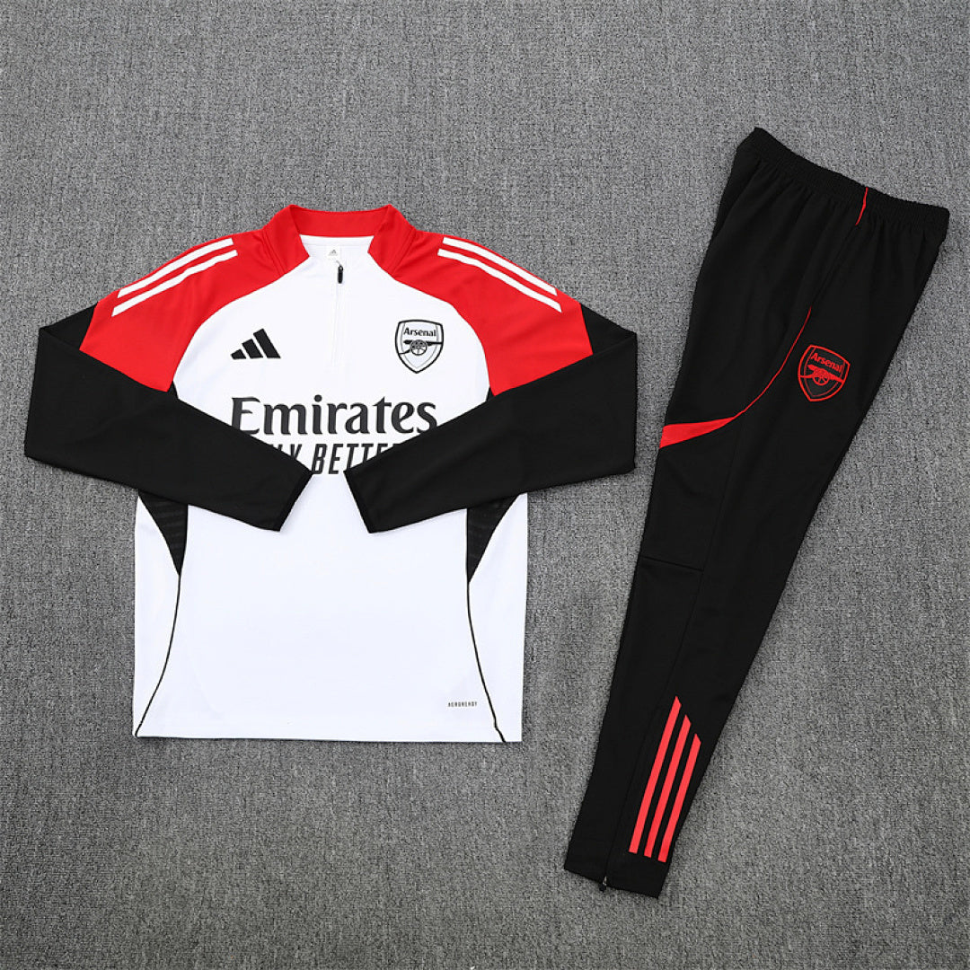 Survêtement ensemble jogging Arsenal Blanc 2025/26 - Adulte