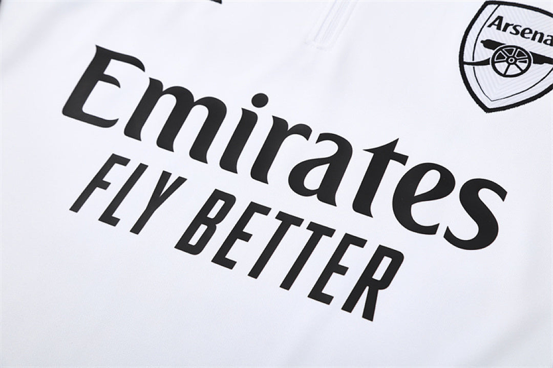 Survêtement ensemble jogging Arsenal Blanc 2025/26 - Adulte