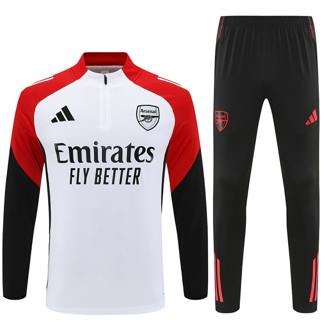 Survêtement ensemble jogging Arsenal Blanc 2025/26 - Adulte
