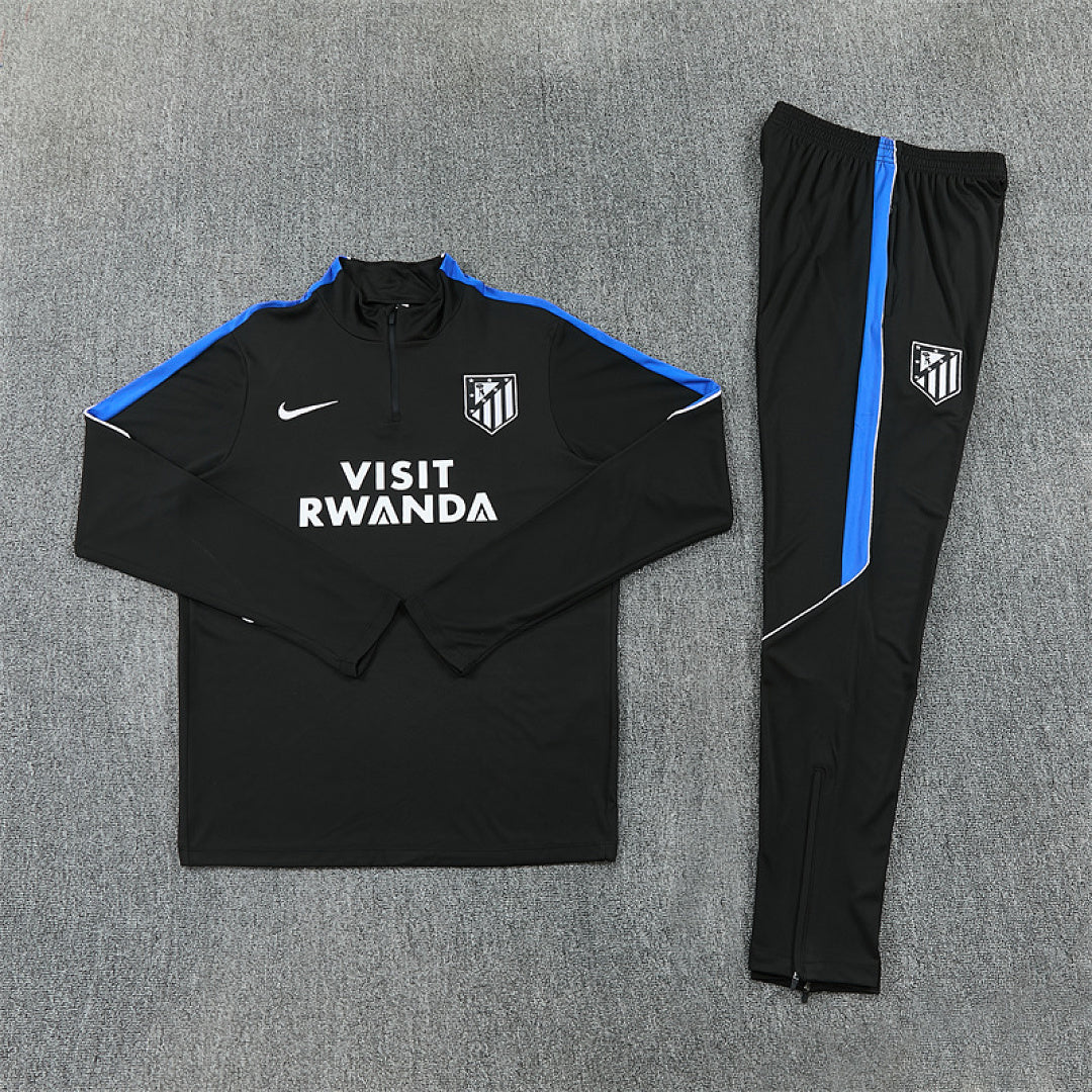 Survêtement Ensemble Jogging Atlético Madrid Noir 2026/27 - Adulte