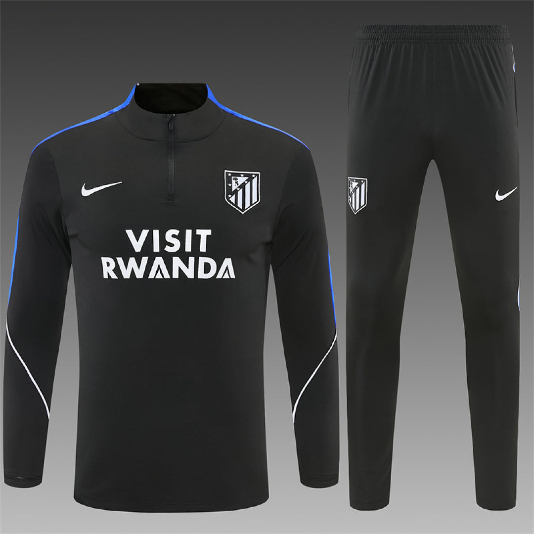 Survêtement Ensemble Jogging Atlético Madrid Noir 2026/27 - Adulte