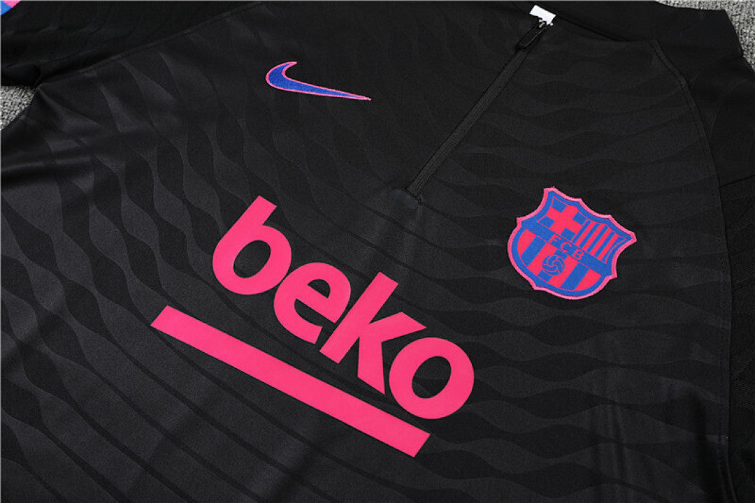 Survêtement Ensemble Jogging Barcelone 2021/22 Noir - Adulte
