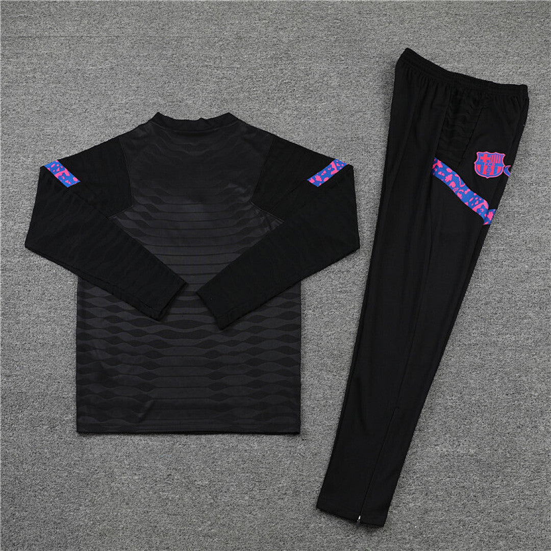 Survêtement Ensemble Jogging Barcelone 2021/22 Noir - Adulte