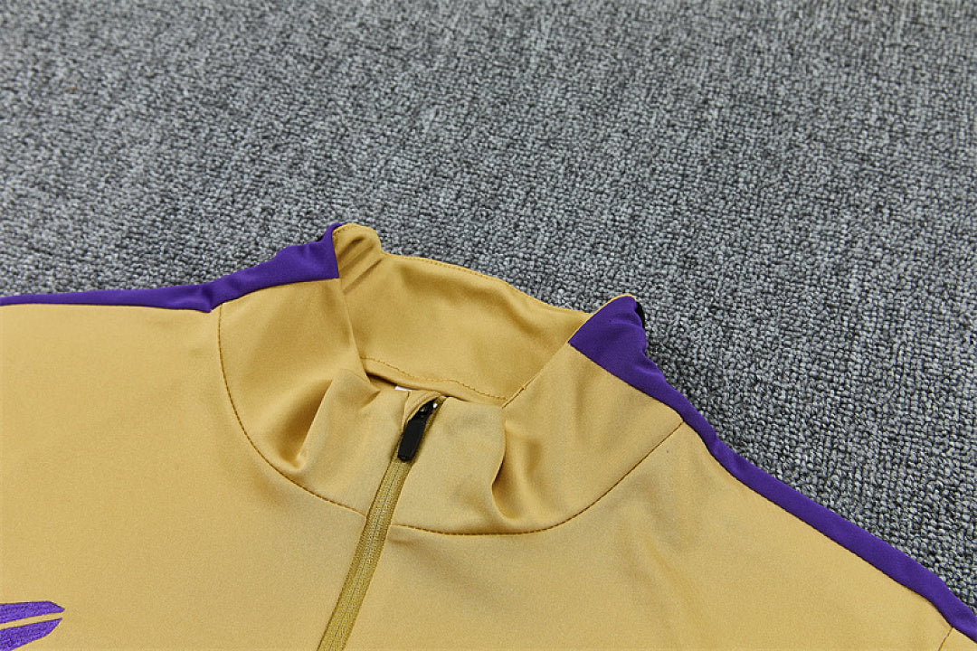 Survêtement Ensemble Jogging Barcelone Barça Doré 2026/27 - Adult/ Enfant