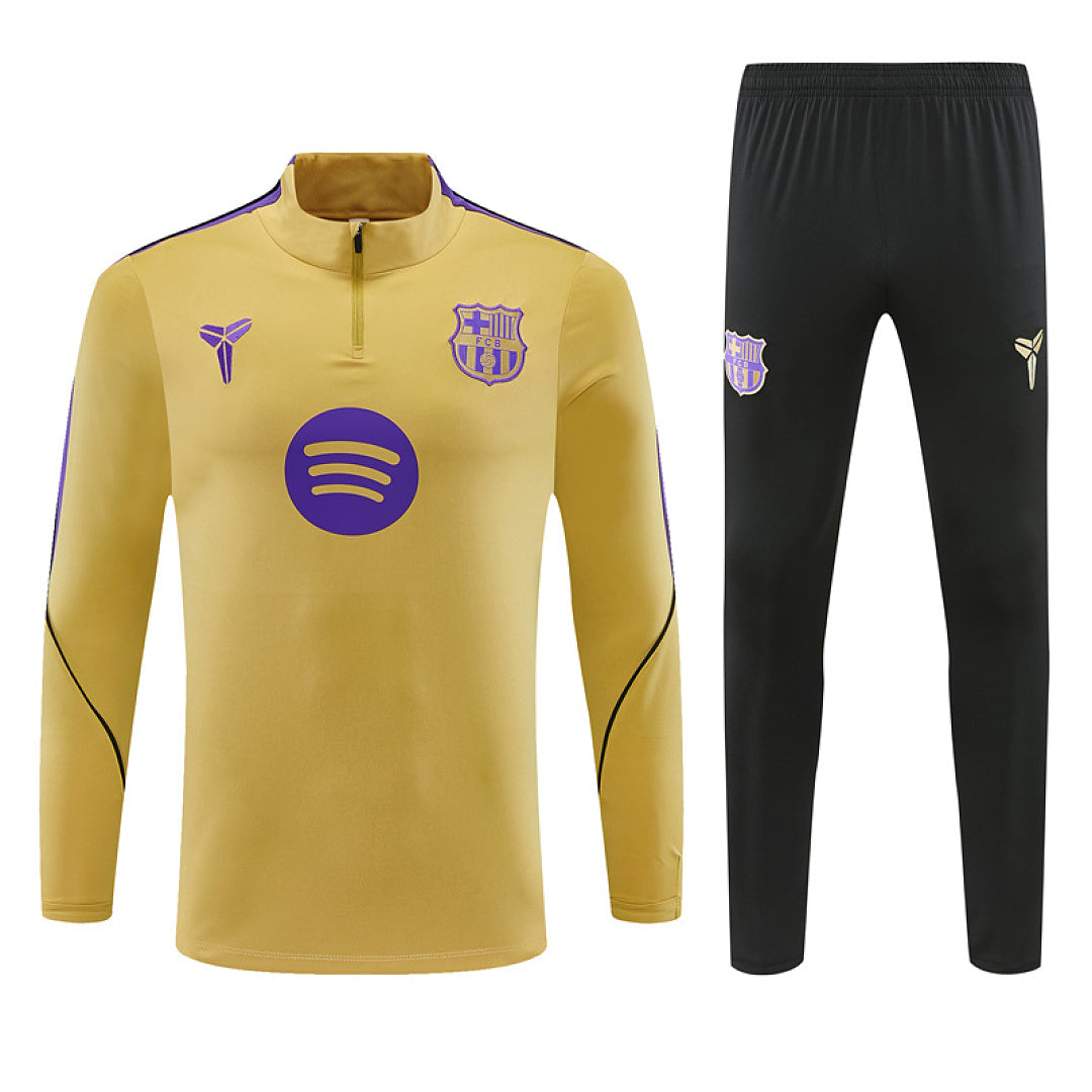 Survêtement Ensemble Jogging Barcelone Barça Doré 2026/27 - Adult/ Enfant