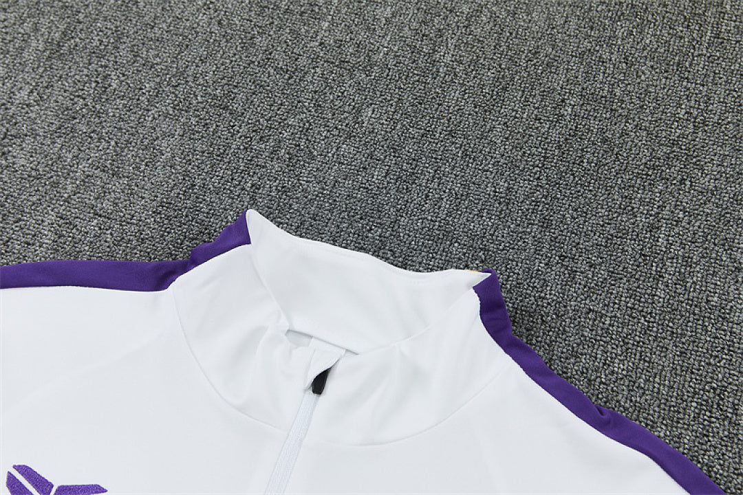 Survêtement ensemble jogging Barcelone Blanc 2026/27 - Adulte