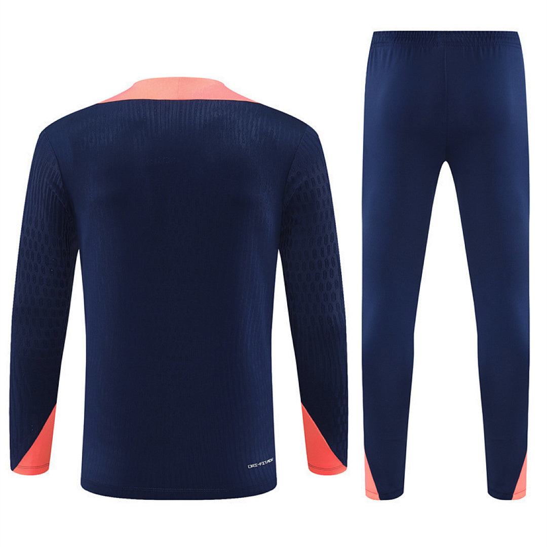 Survêtement Ensemble Jogging Barcelone Bleu Roi 2024/25 - Adulte