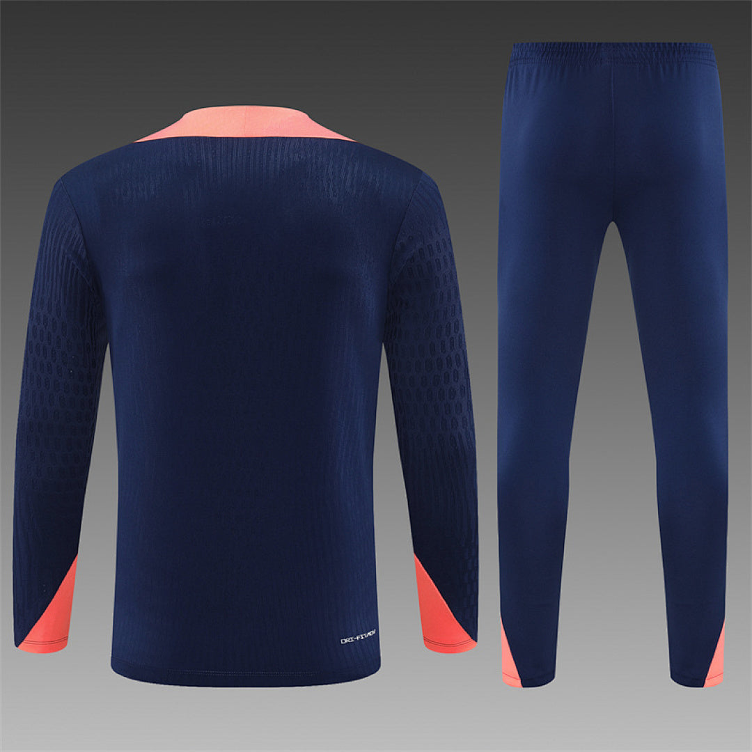 Survêtement Ensemble Jogging Barcelone Bleu Roi 2024/25 - Adulte
