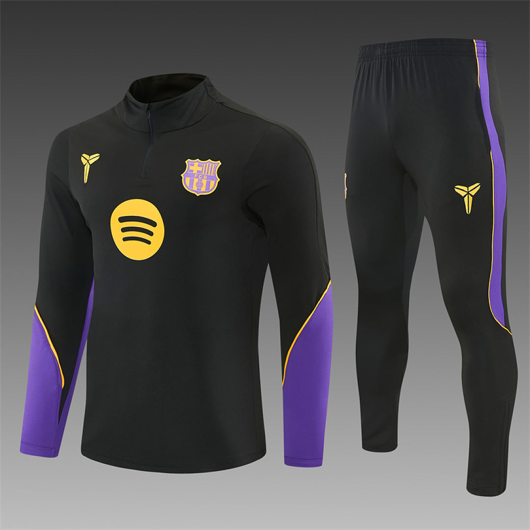 Survêtement Ensemble Jogging Barcelone Noir 2627 - Adulte