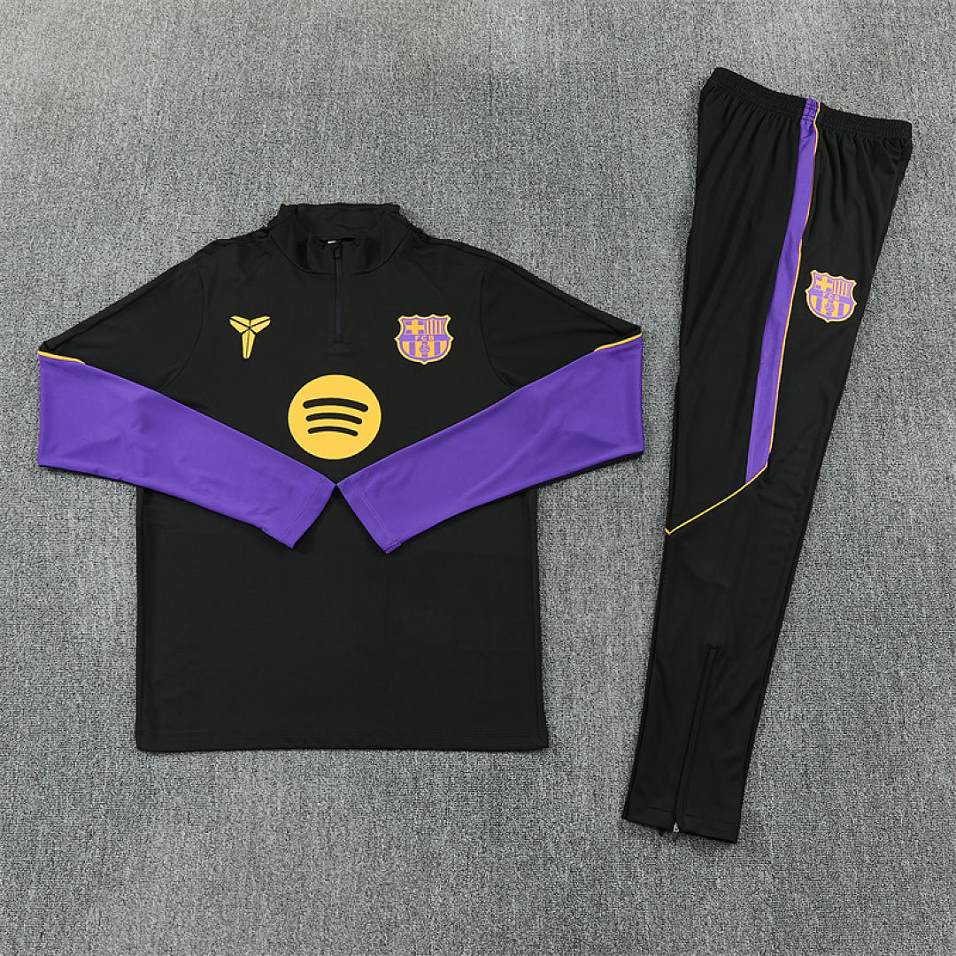 Survêtement Ensemble Jogging Barcelone Noir 2627 - Adulte