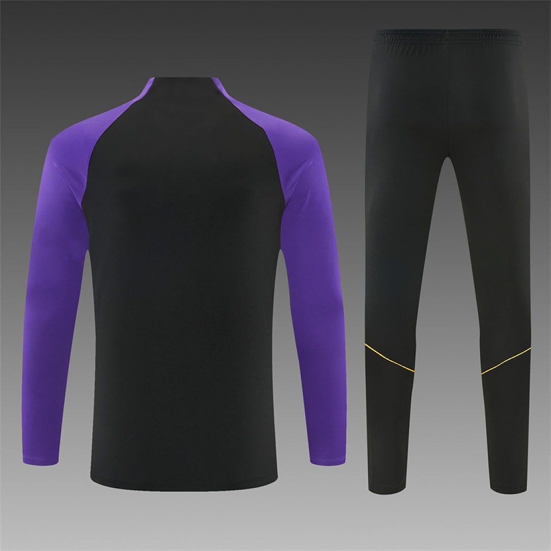 Survêtement Ensemble Jogging Barcelone Noir 2627 - Adulte