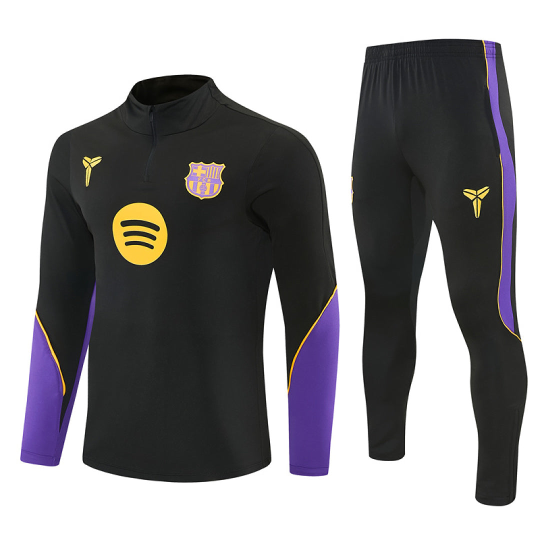 Survêtement Ensemble Jogging Barcelone Noir 2627 - Adulte