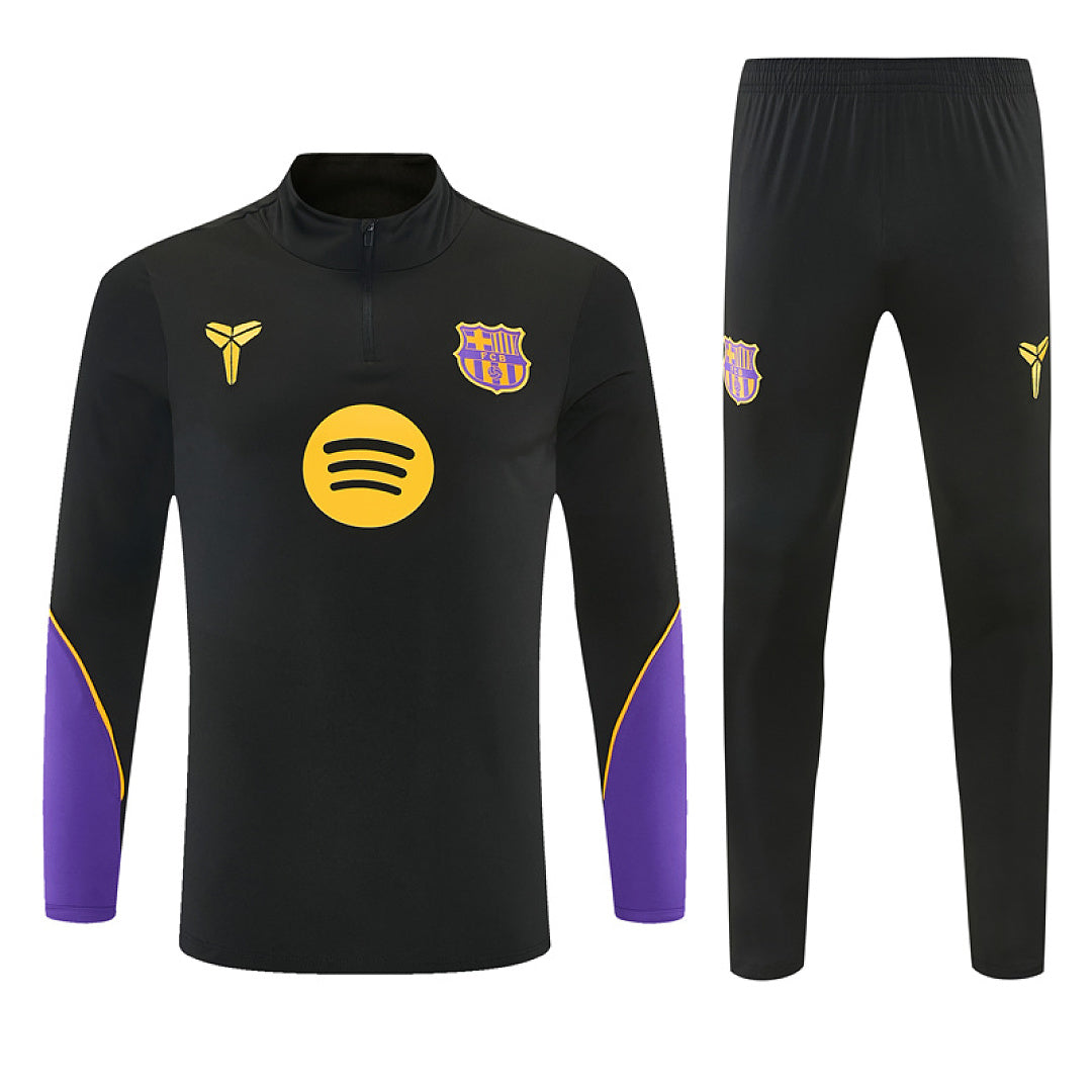 Survêtement Ensemble Jogging Barcelone Noir 2627 - Adulte
