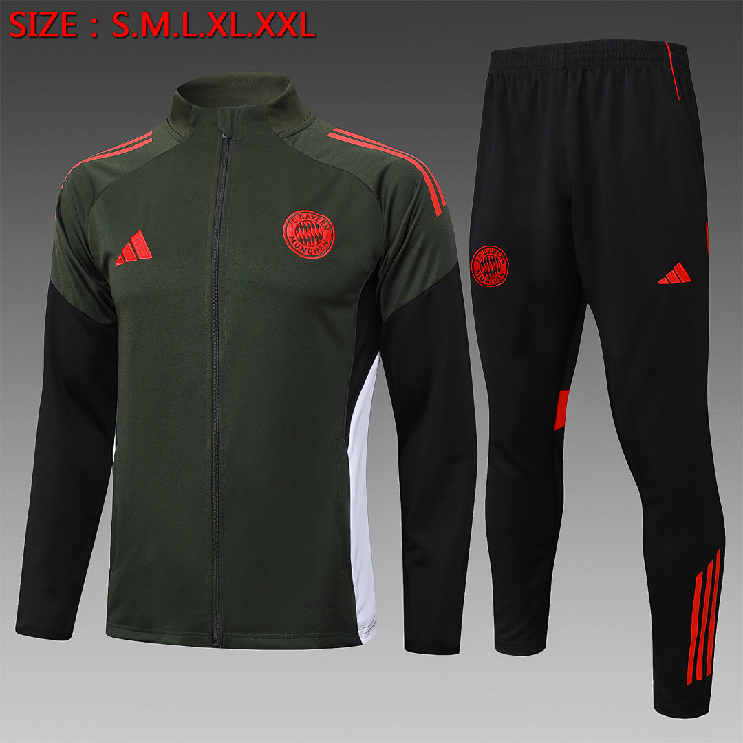 Survêtement ensemble jogging Bayern Munich 2025/26 Vert Foncé