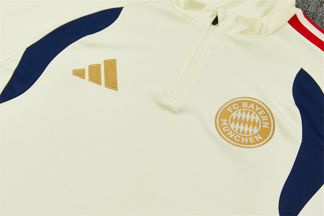 Survêtement Ensemble Jogging Bayern Munich 2026/27 Beige - Adulte