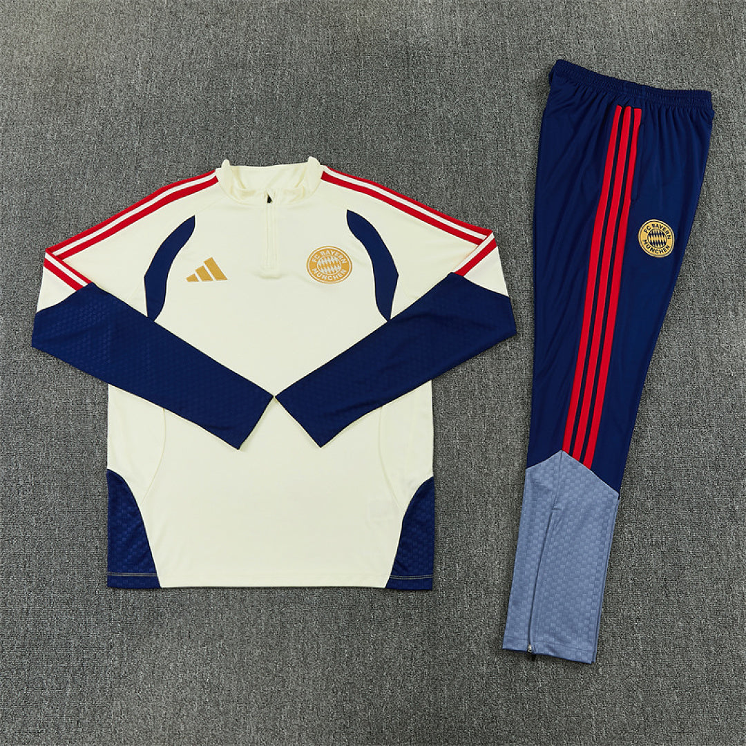 Survêtement Ensemble Jogging Bayern Munich 2026/27 Beige - Adulte
