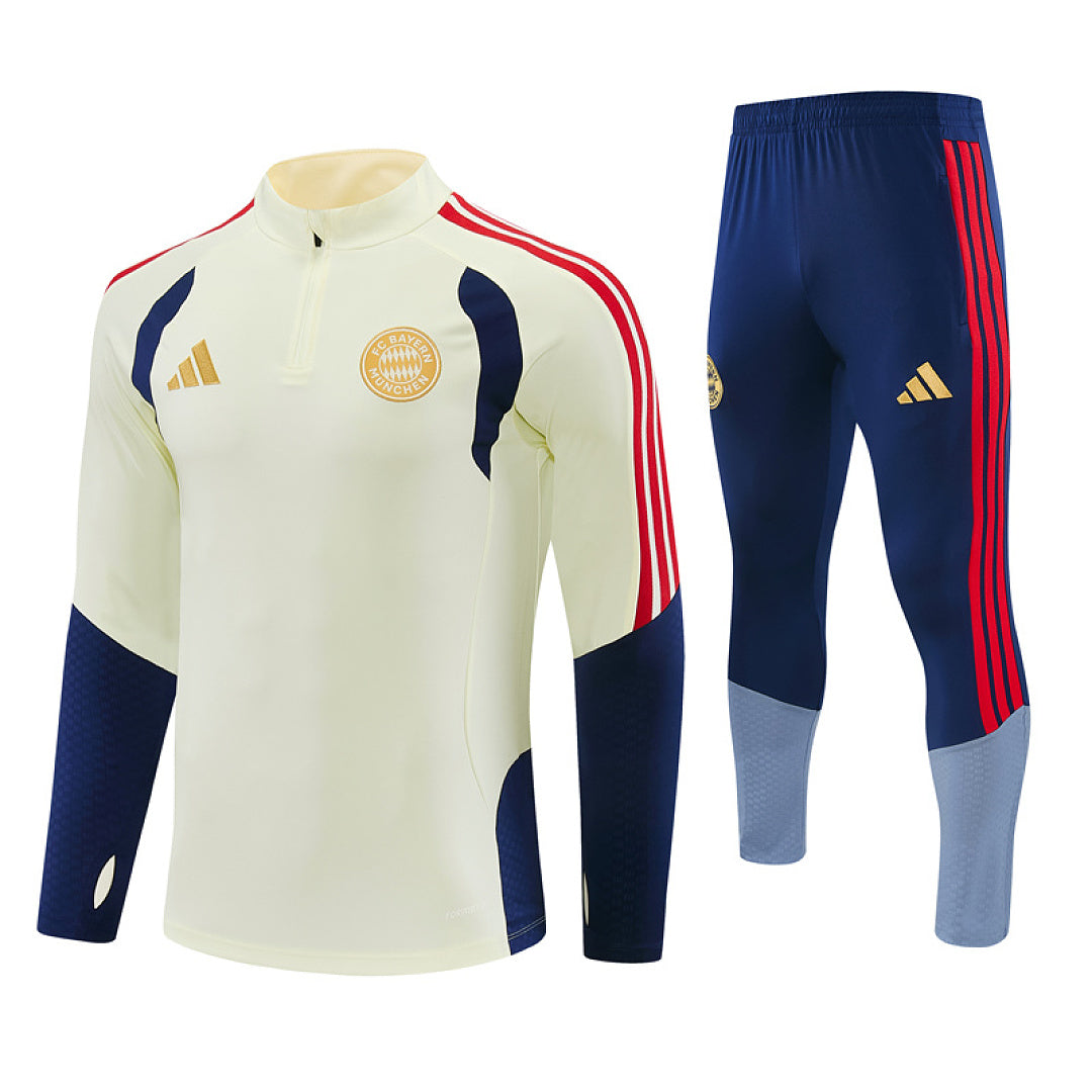 Survêtement Ensemble Jogging Bayern Munich 2026/27 Beige - Adulte